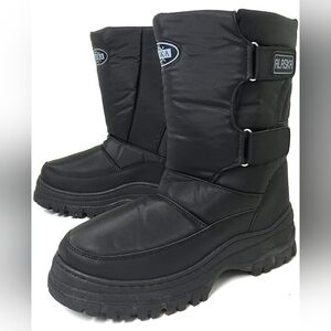 Alaska Men's Snow Boots Nylon Warm Lined Cold Weather Winter Boots/ Size 8/ NWOB